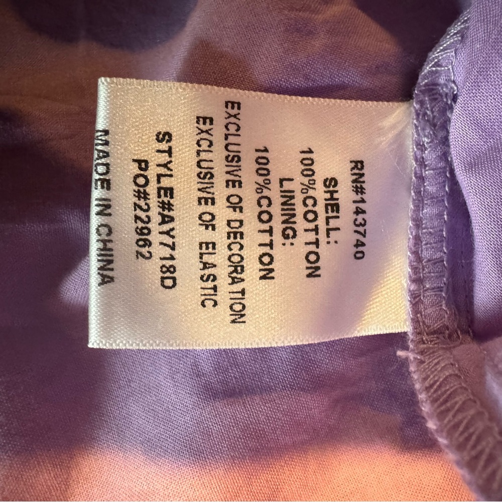 Tuckernuck Hyacinth House Lavender Embroidery Dowling Midi Dress - Picture 6 of 9